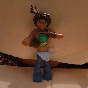 Green and Blue Action Figure with Posed Stance